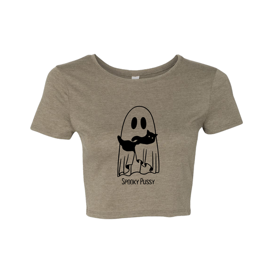 Spooky Pussy Crop Tee