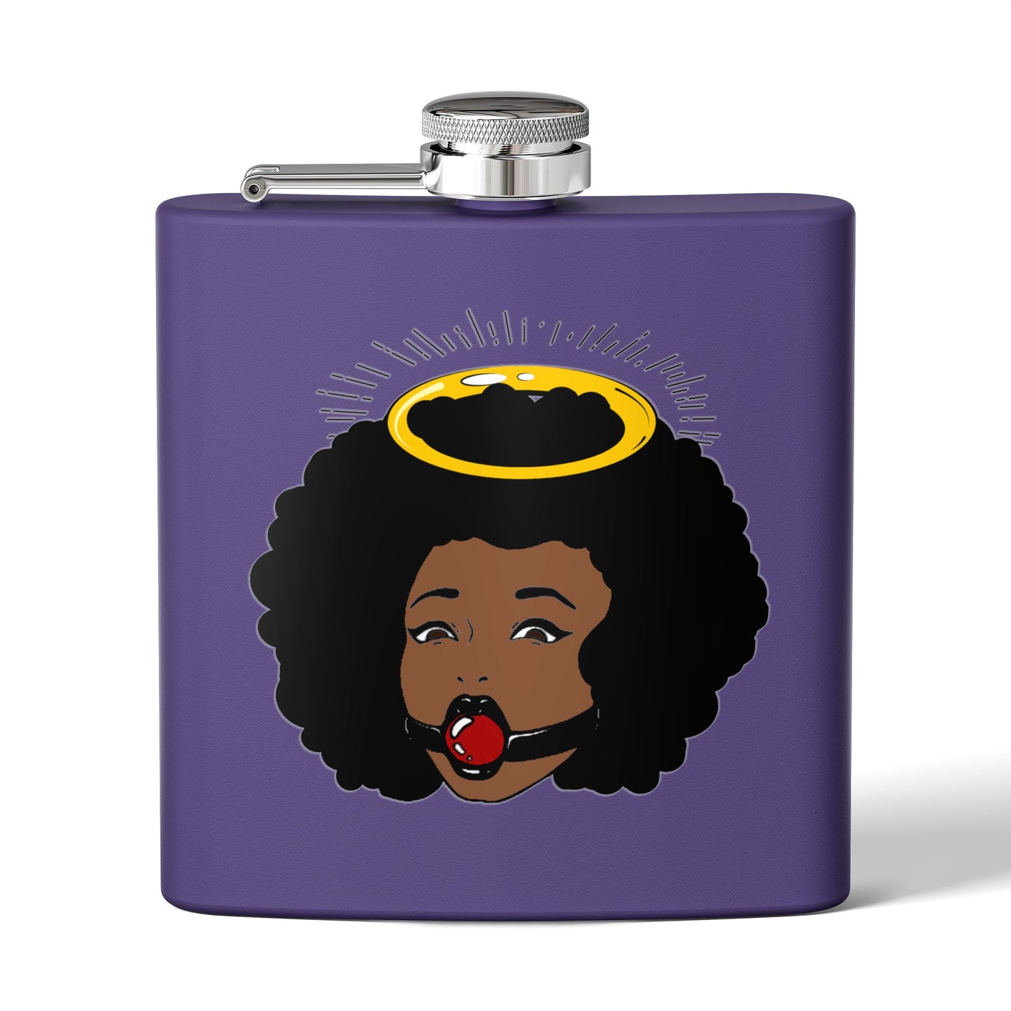 Logo Stainless Steel Flask, 6oz