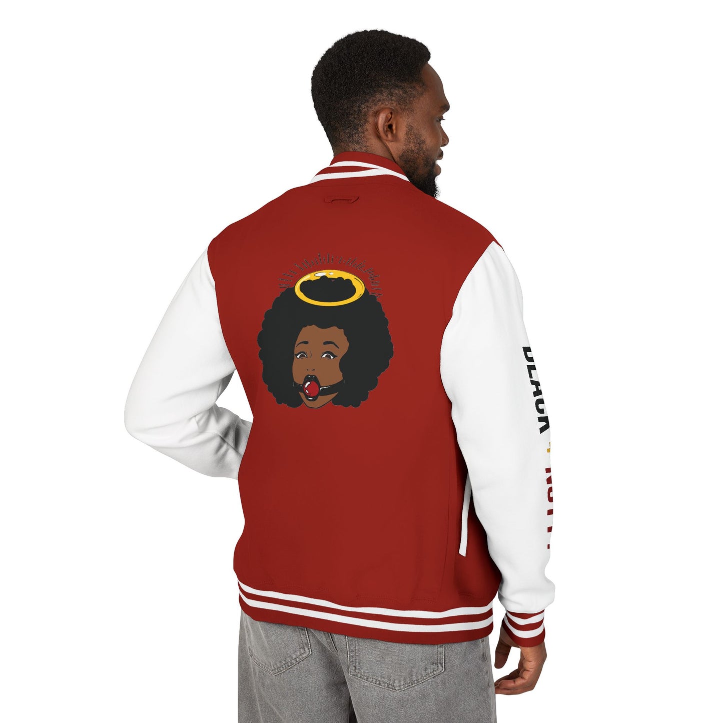 BLACK + NOTTY Unisex Heavyweight Letterman Jacket