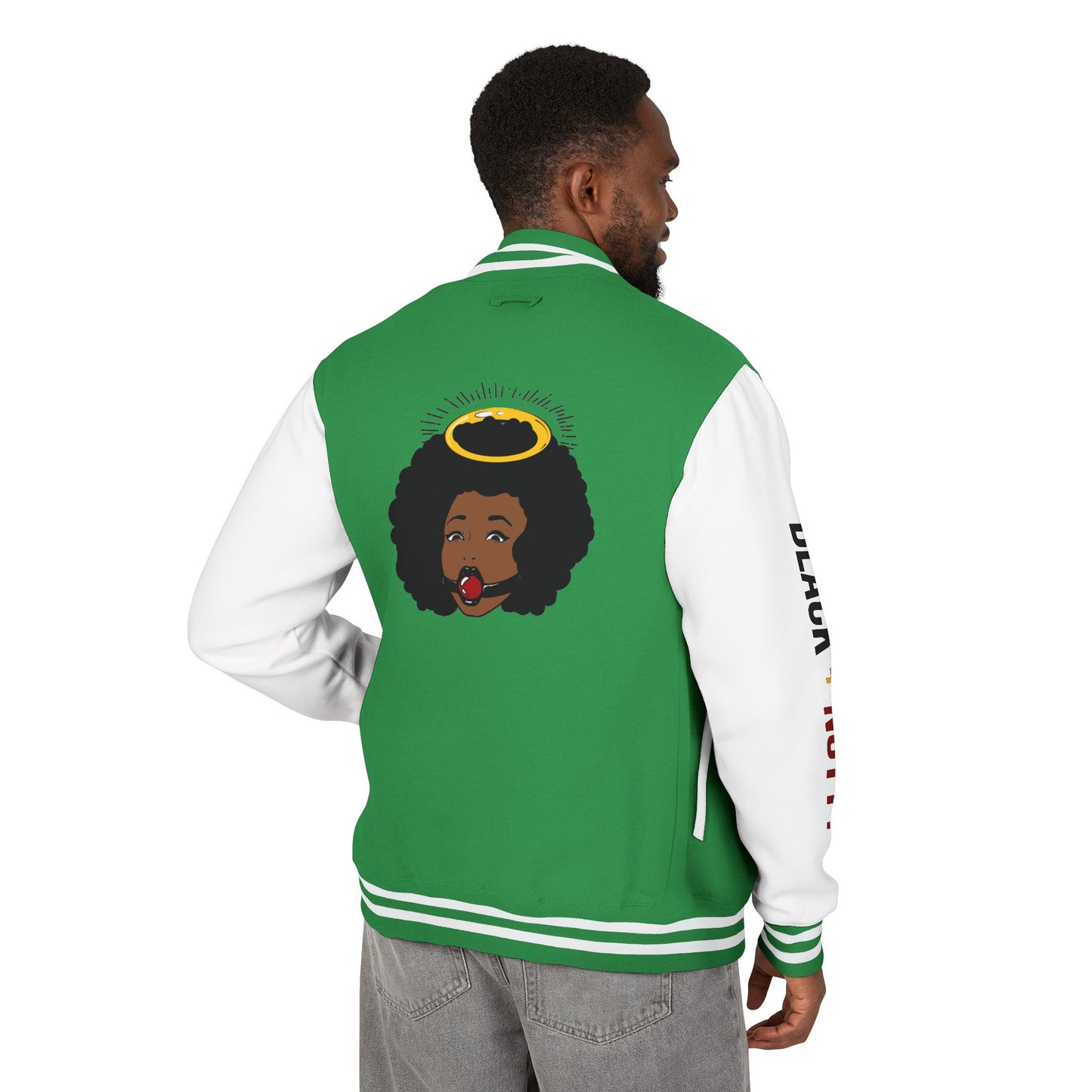 BLACK + NOTTY Unisex Heavyweight Letterman Jacket