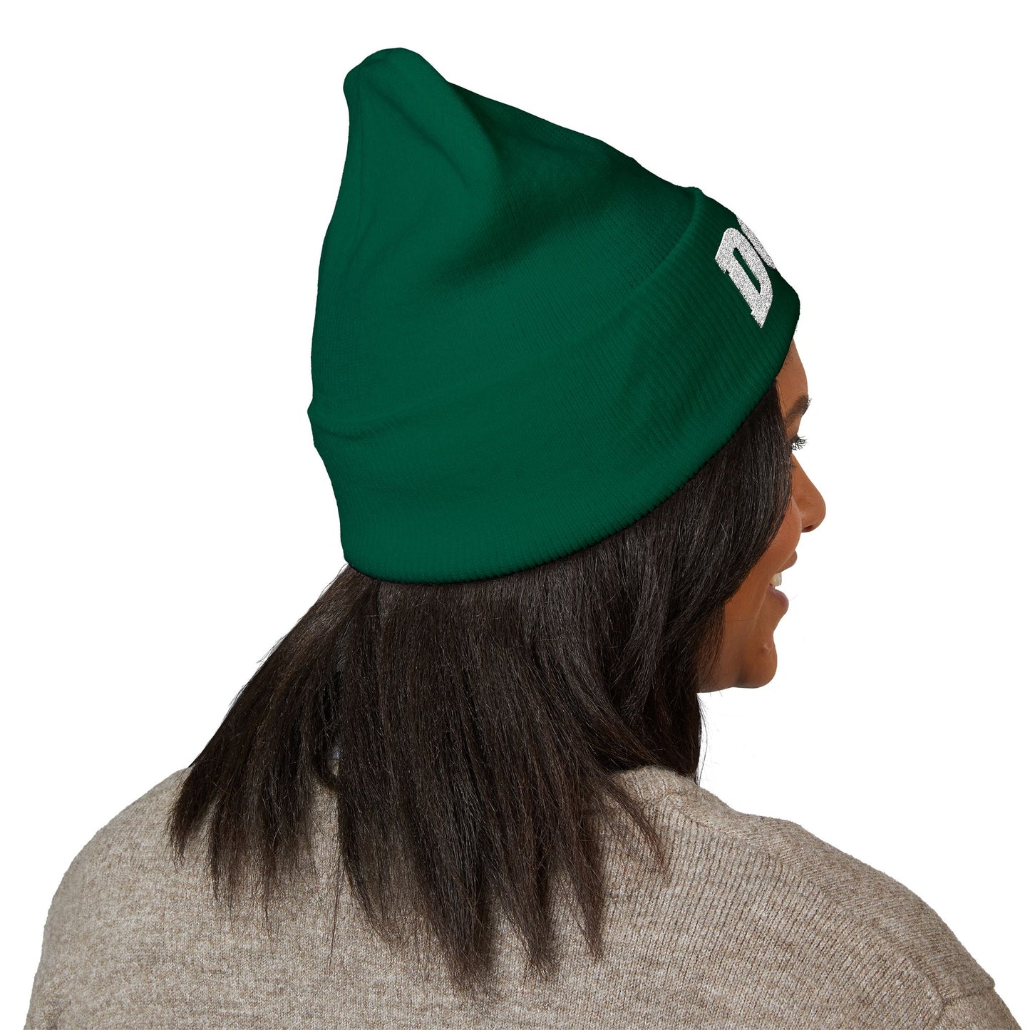 DOM Embroidered Classic Cuffed Beanie