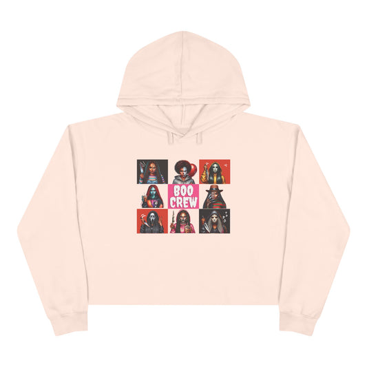Boo Crew Spooky Hoodie Crop Hoodie