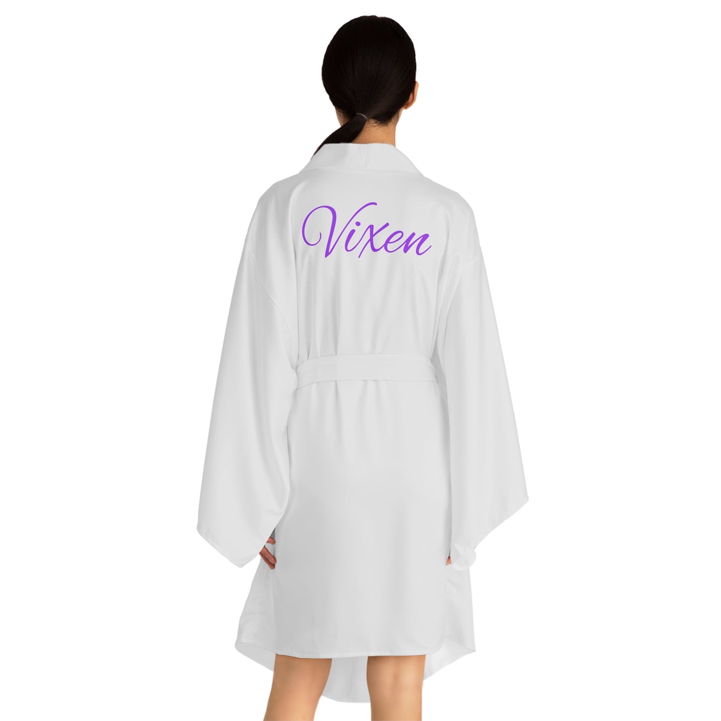 Vixen Long Sleeve Kimono Robe (Purple)