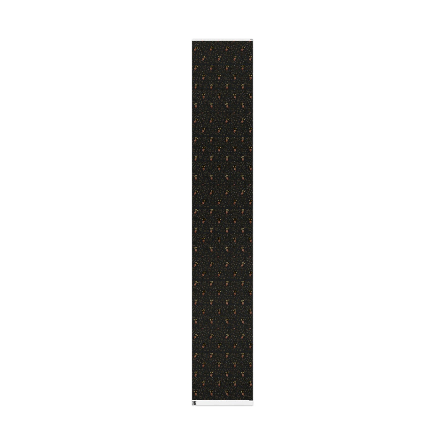 Holiday Black & Gold Wrapping Paper — 'Notty & Nice' Festive Gift Wrap