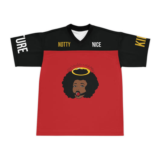 Notty League Lifestyle Jersey – Black + Red Edition