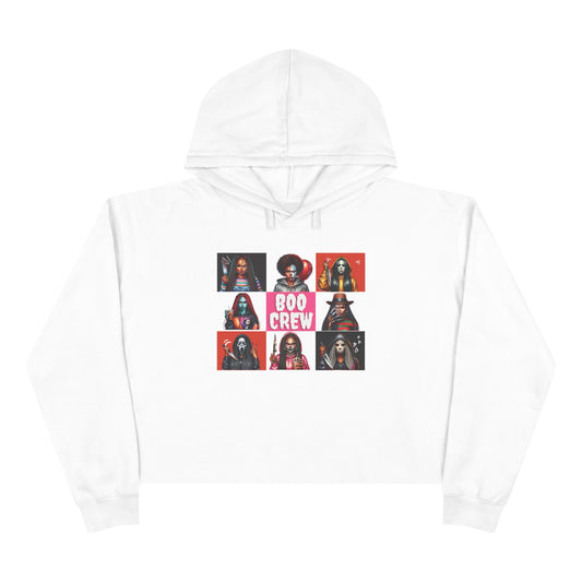 Boo Crew Spooky Hoodie Crop Hoodie
