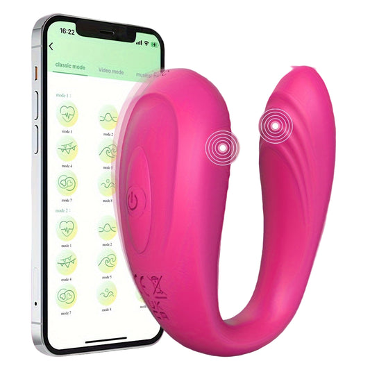 Rechargeable Wireless Couples Vibrator