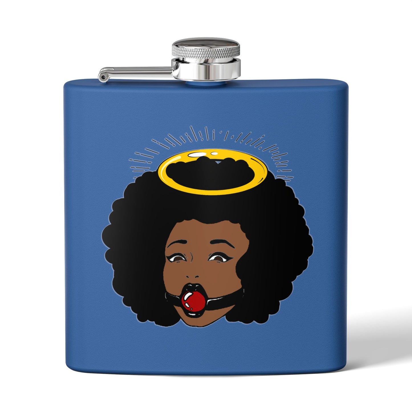 Logo Stainless Steel Flask, 6oz