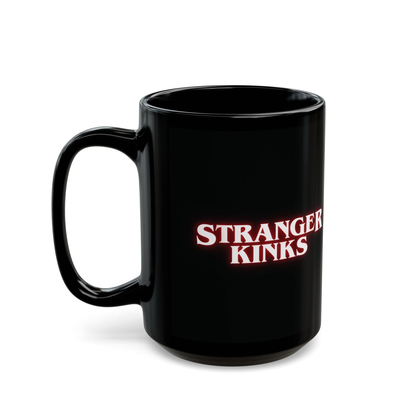 Stranger Kinks Black Mug