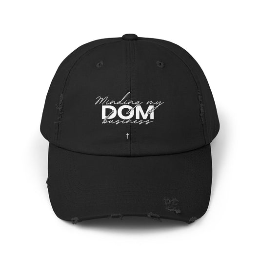 Minding My DOM Business Distressed Cap